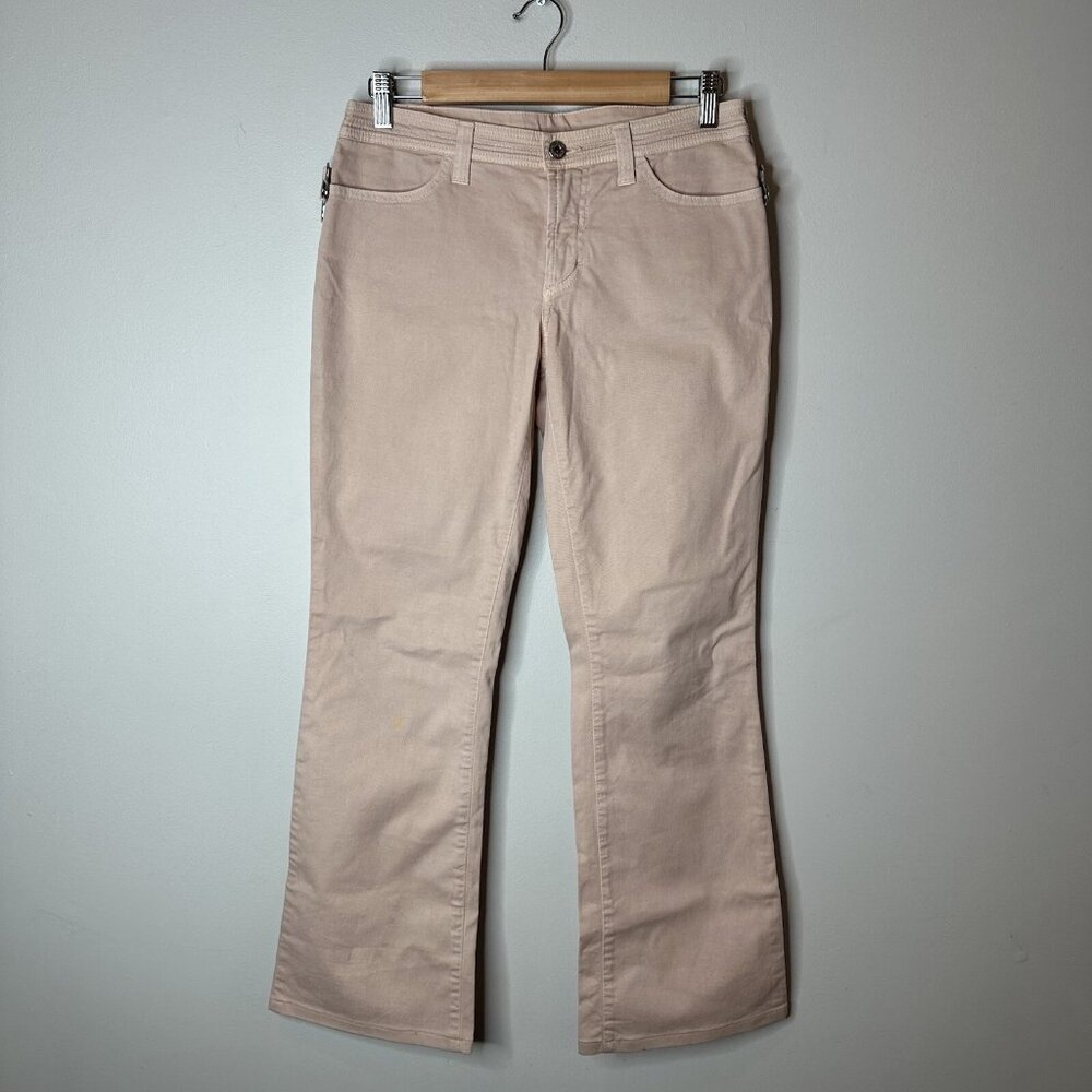 Dolce & Gabbana Jeans Light Pink Boot Cut Midrise Chino Pants Italy Size 29 Y2K
